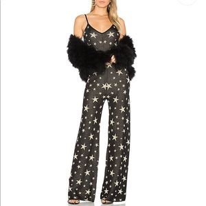 House of Harlow Star Print Jumpsuit Coachella